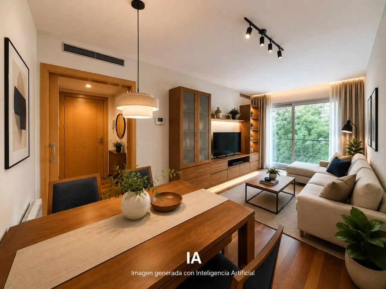 Wohnzimmer von Wohnung zum Verkauf in Sabadell mit Parkett, Abstellraum und Alarm