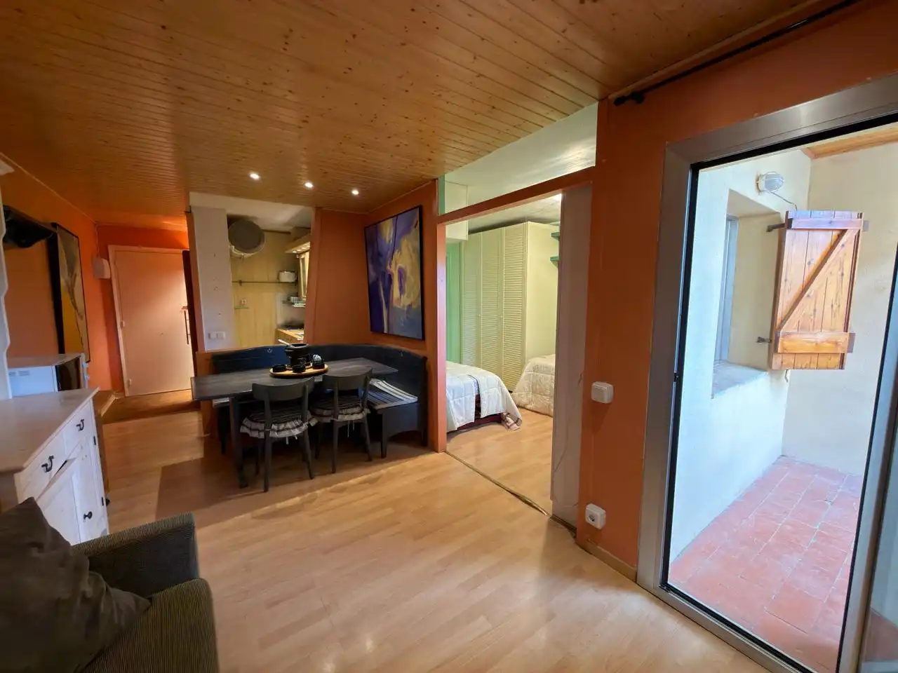 Sala de estar de Piso en venta en Alp con Calefacción, Terraza y Trastero