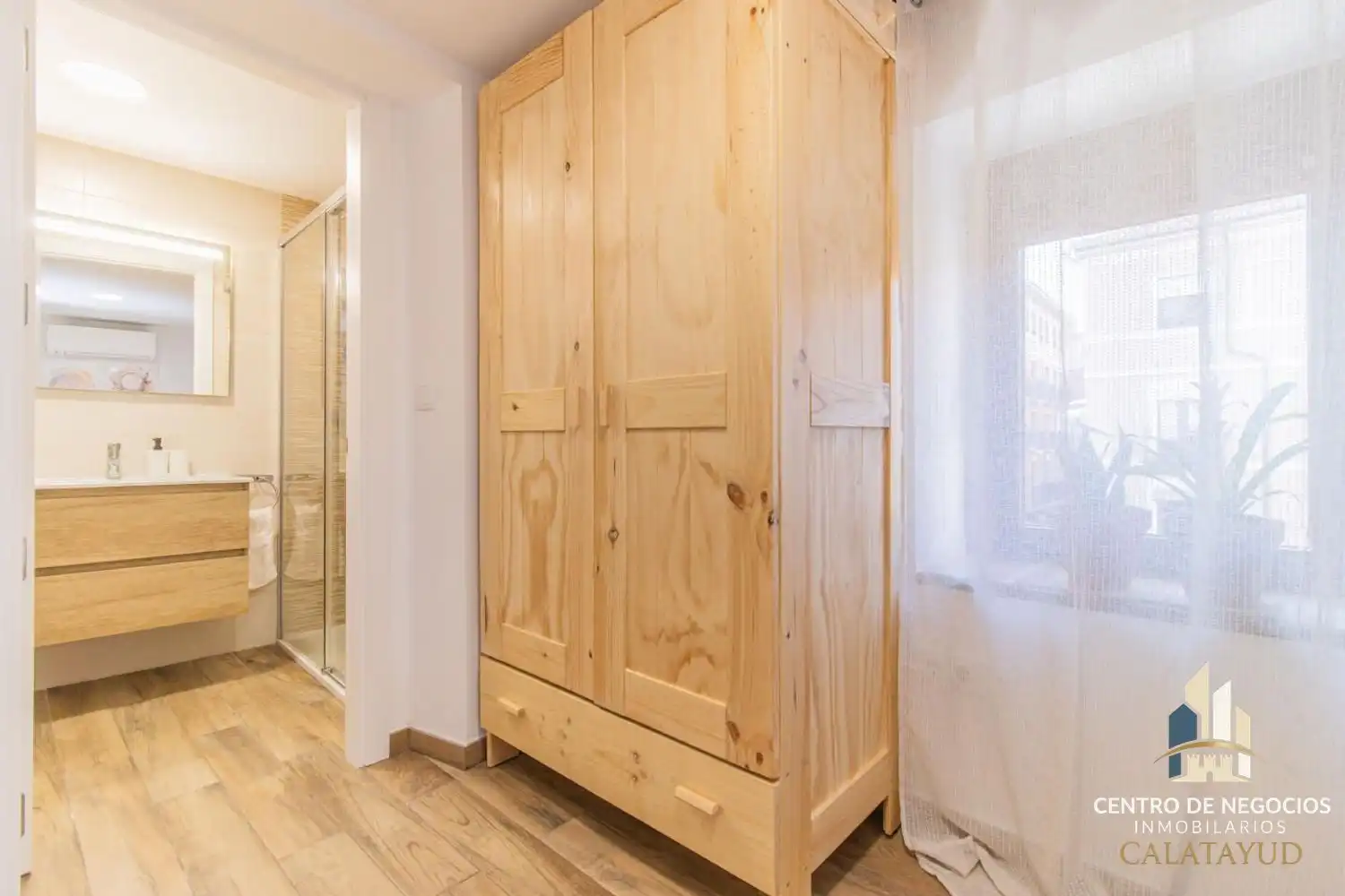 Schlafzimmer von Wohnung zur untervermieten in Calatayud mit Klimaanlage, Heizung und Möbliert