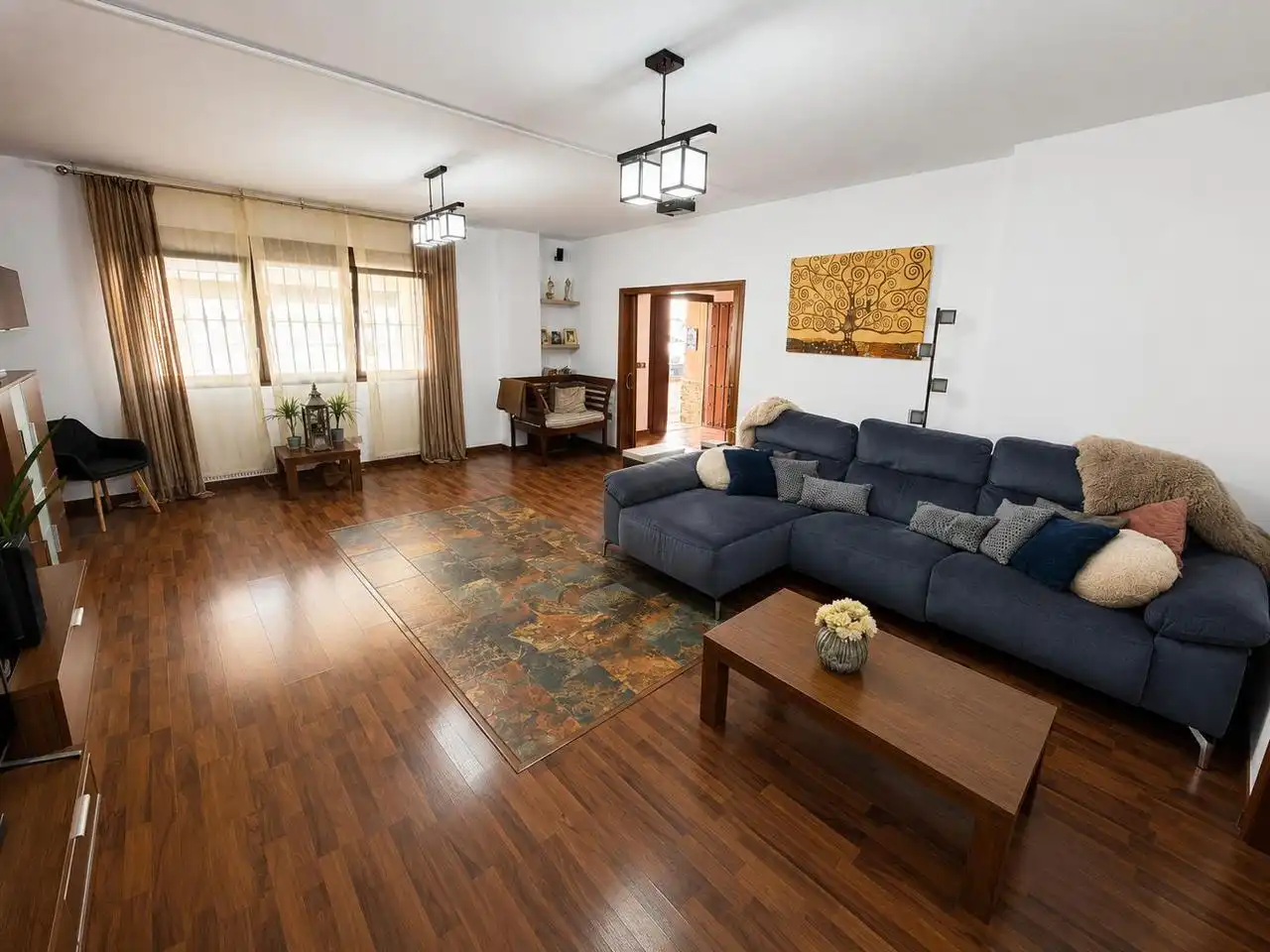 Sala de estar de Casa o chalet en venta en Mérida con Aire acondicionado, Jardín privado y Terraza