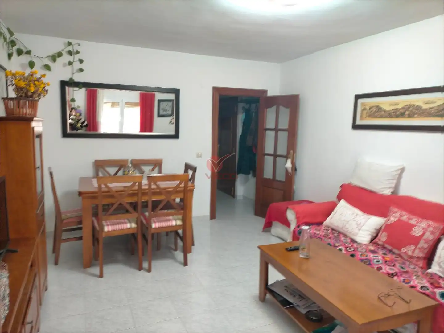 Living room of Flat for rent in Cuenca  with Heating and Furnished