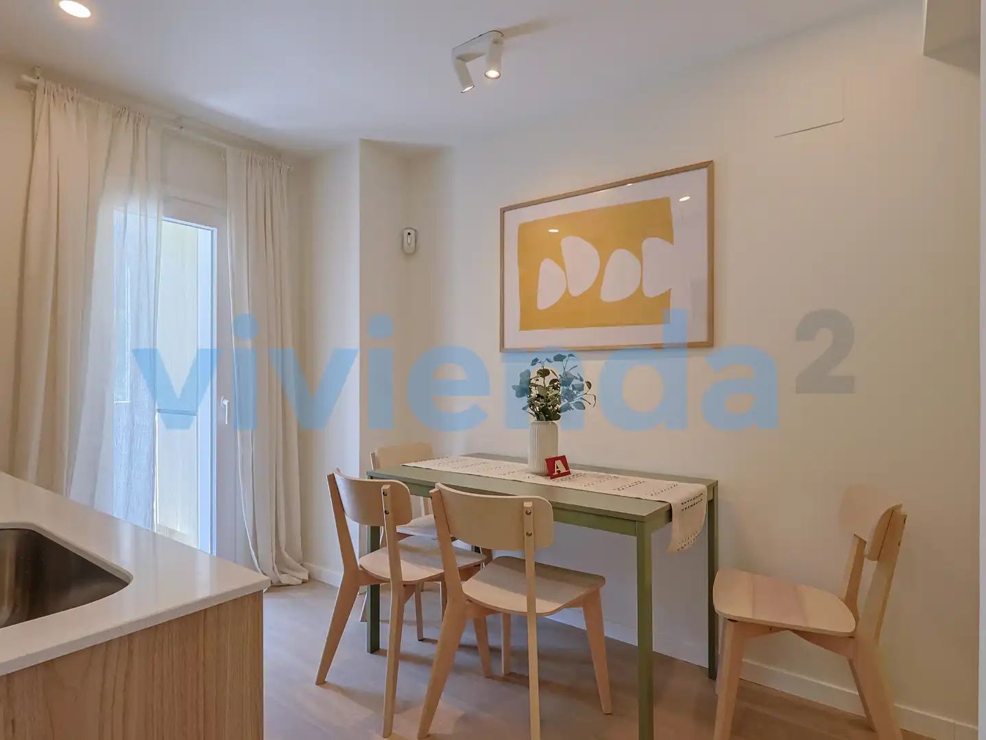 Comedor de Piso de alquiler en Madrid con Aire acondicionado, Calefacción y Terraza