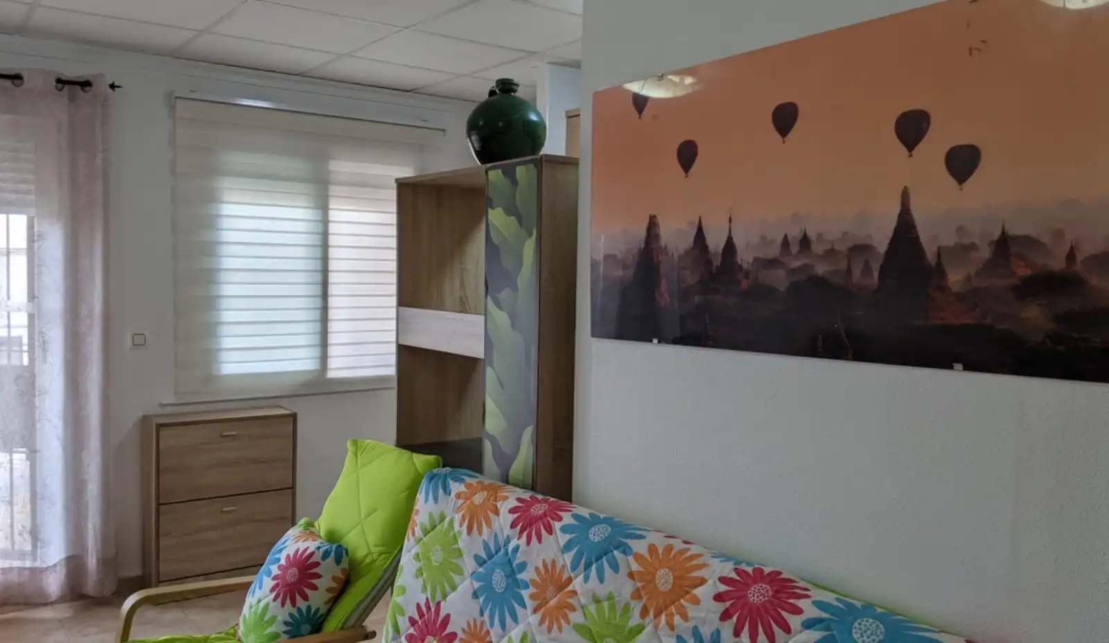 Sala de estar de Apartamento de alquiler en San Javier con Aire acondicionado, Calefacción y Amueblado