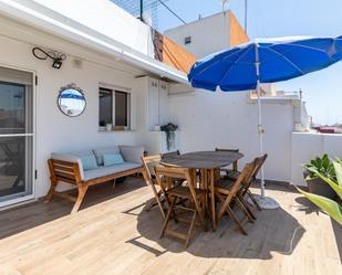 Terrace of Attic to rent in  Valencia Capital  with Air Conditioner, Heating and Terrace