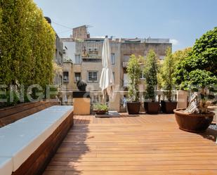 Terrace of Attic to rent in  Barcelona Capital  with Air Conditioner, Heating and Parquet flooring