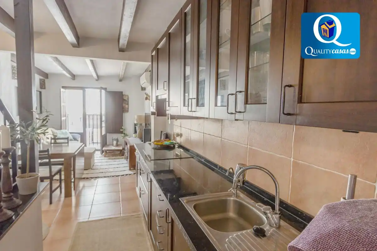 Küche von Maisonette zum Verkauf in Alicante / Alacant mit Klimaanlage, Heizung und Terrasse