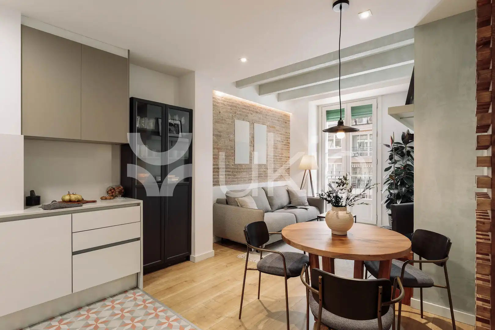 Sala d'estar de Apartament de lloguer en Barcelona amb Aire condicionat, Calefacció i Moblat
