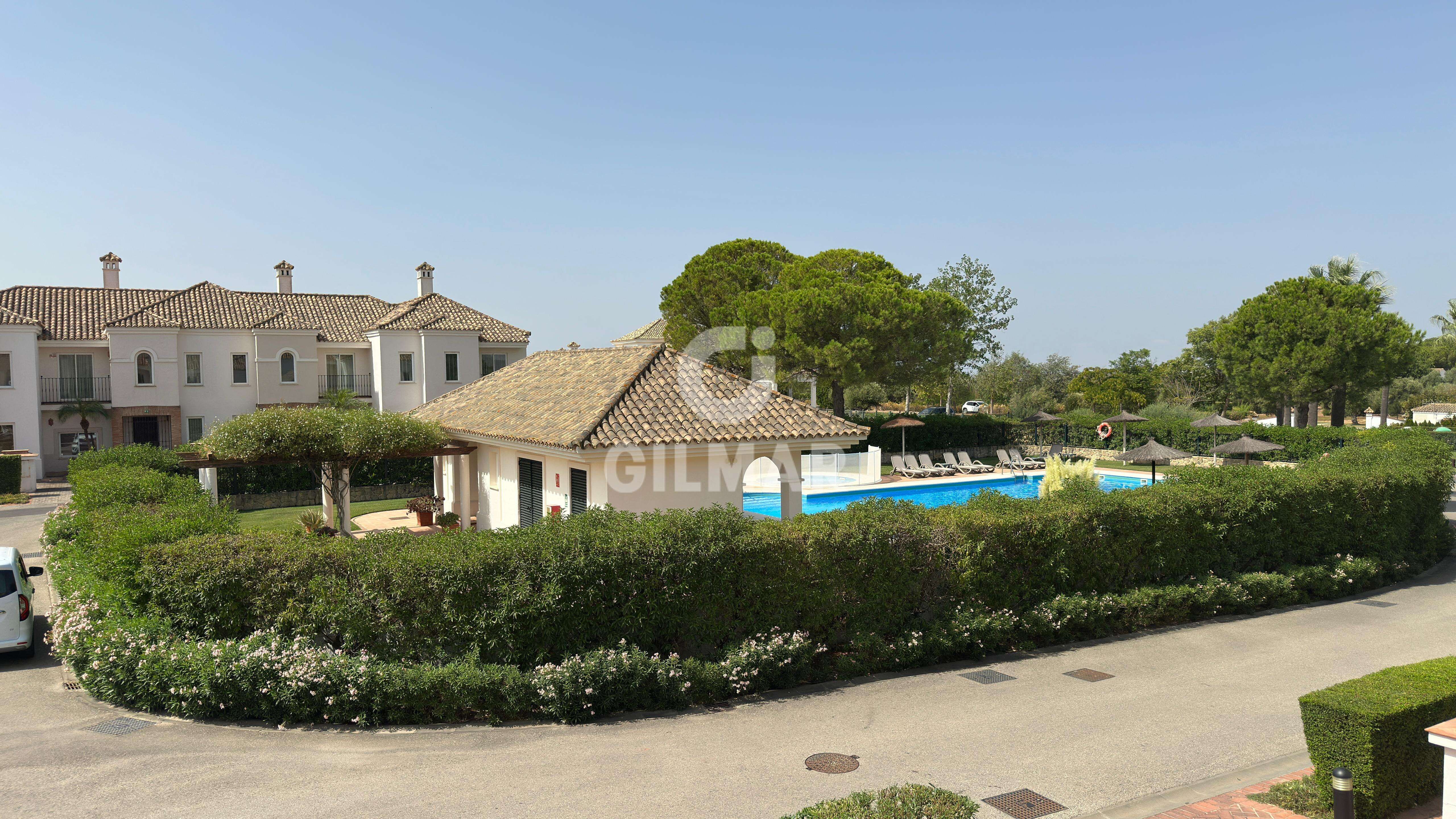 Exterior view of Single-family semi-detached for sale in Arcos de la Frontera  with Heating, Private garden and Swimming Pool