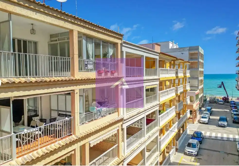 Vista exterior de Apartament en venda en Sueca amb Terrassa, Moblat i Balcó