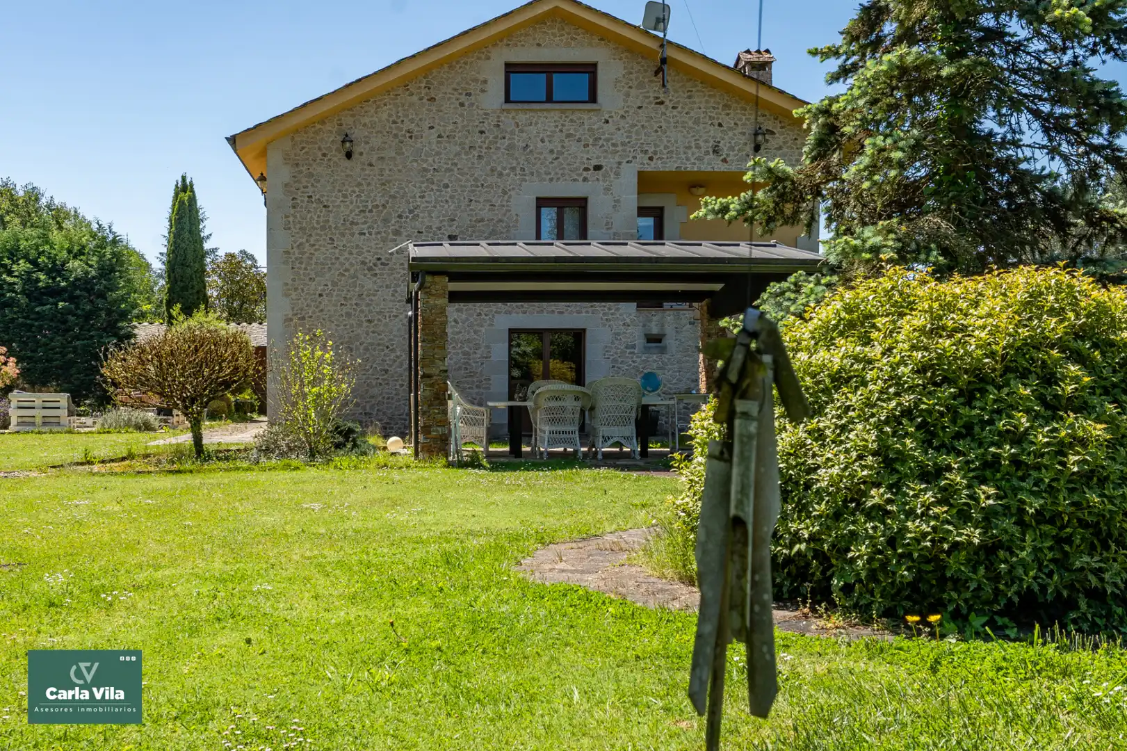 Exterior view of Houses for sale in Lugo  with Heating, Private garden and Parquet flooring