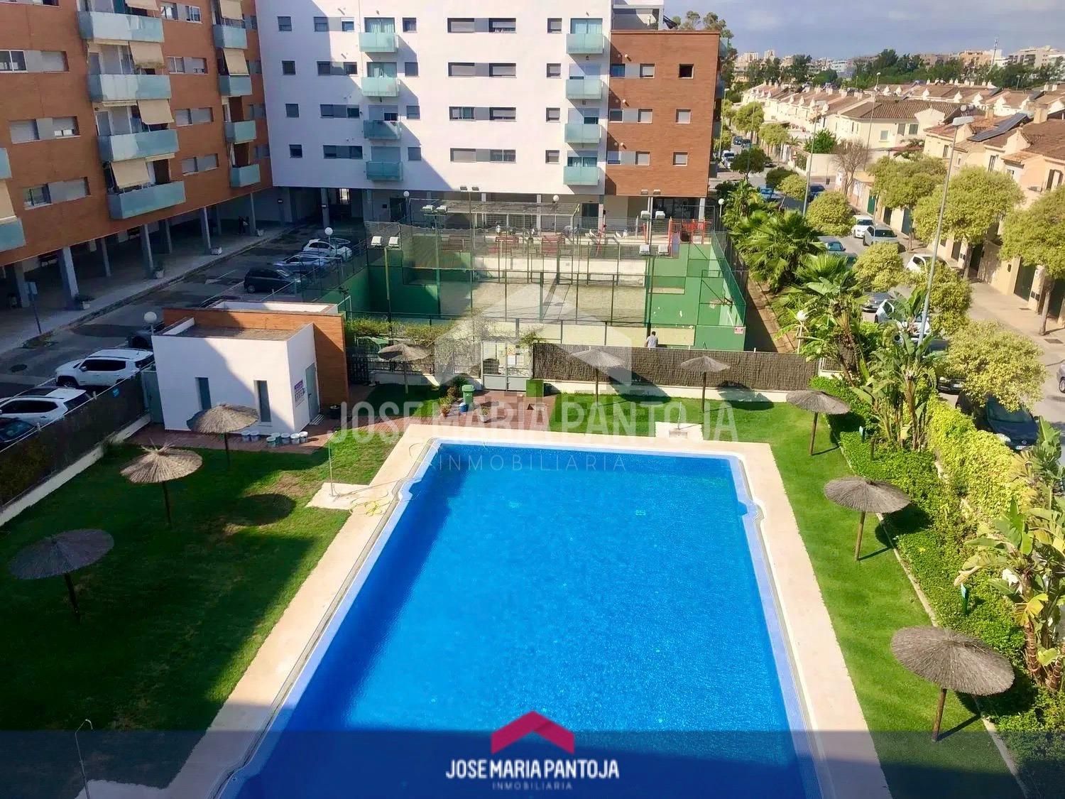Swimming pool of Flat for sale in Jerez de la Frontera  with Air Conditioner, Terrace and Community pool