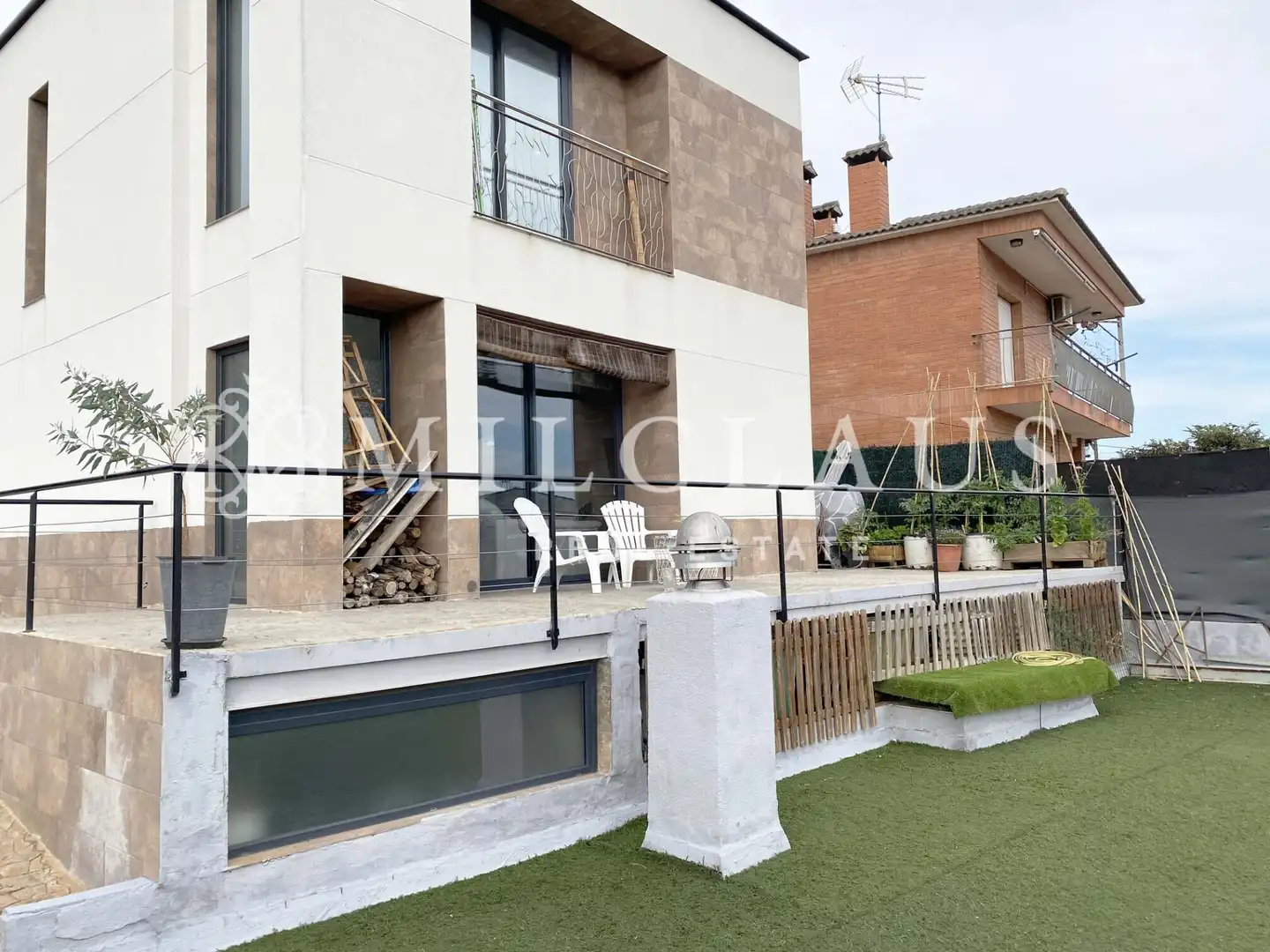 Terrasse von Haus oder Chalet zum Verkauf in Lliçà d'Amunt mit Klimaanlage, Heizung und Privatgarten