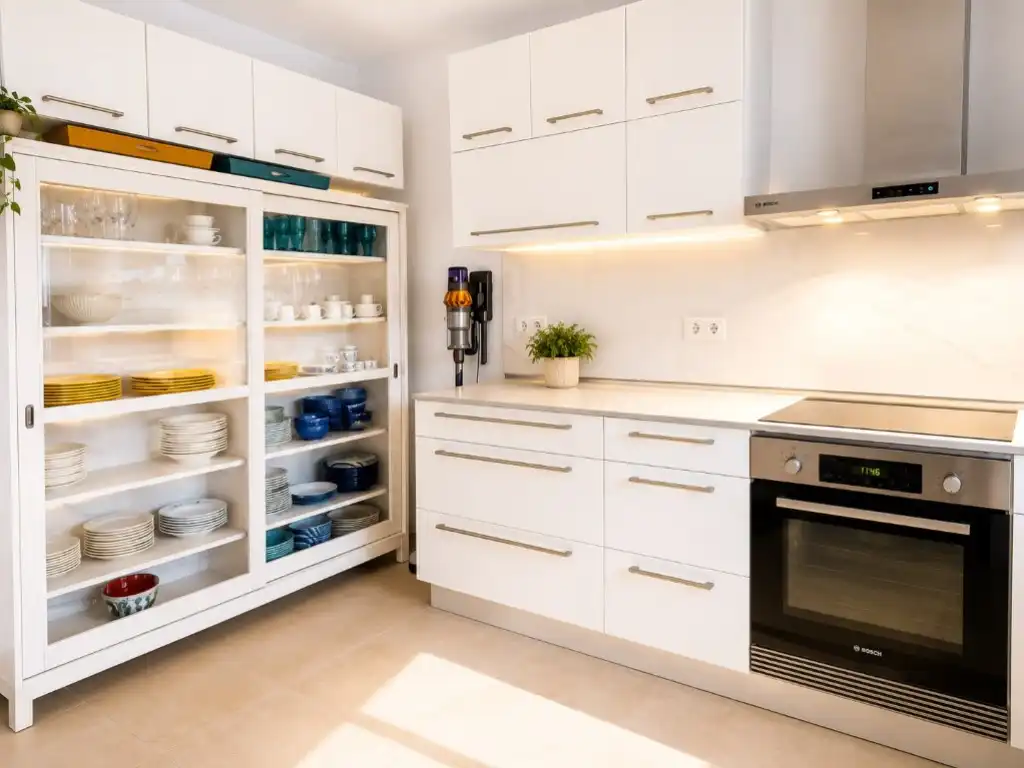 Cocina de Casa o chalet en venta en Calpe / Calp con Aire acondicionado, Terraza y Piscina comunitaria