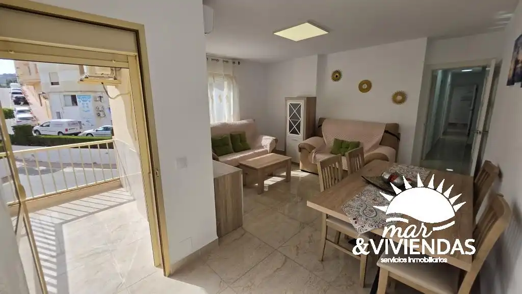 Living room of Flat for sale in Garrucha  with Air Conditioner, Heating and Terrace