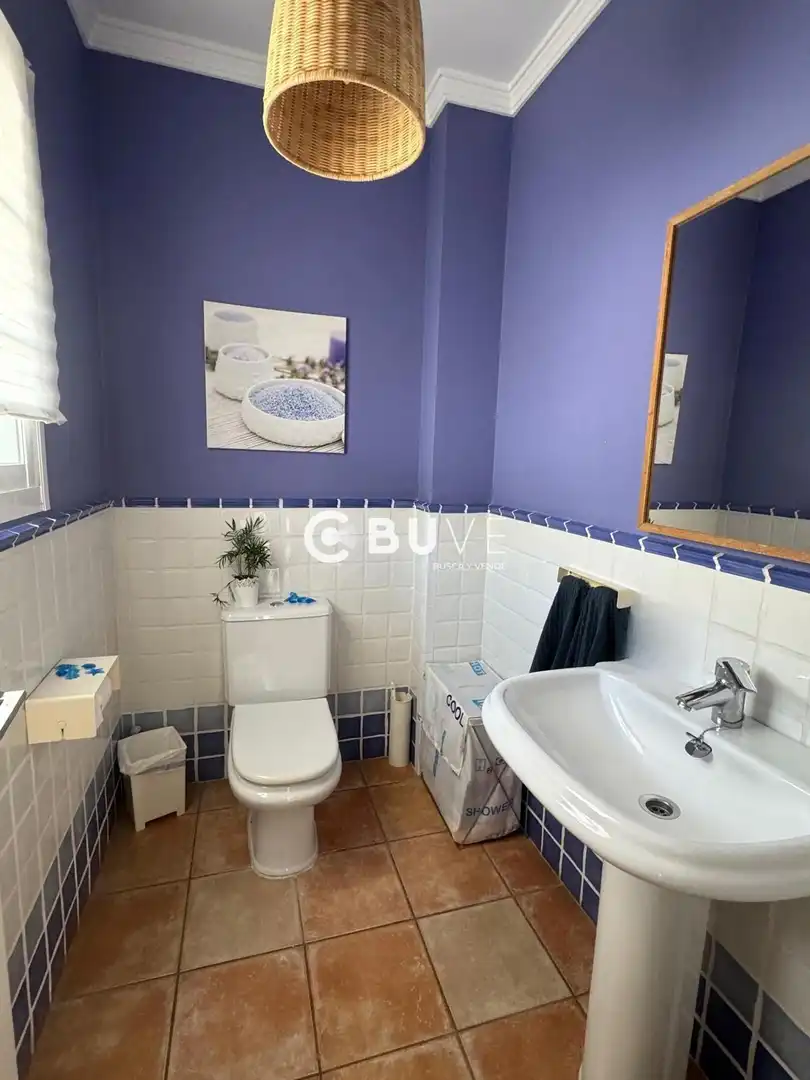 Baño de Casa o chalet en venta en Benalmádena con Aire acondicionado, Calefacción y Jardín privado