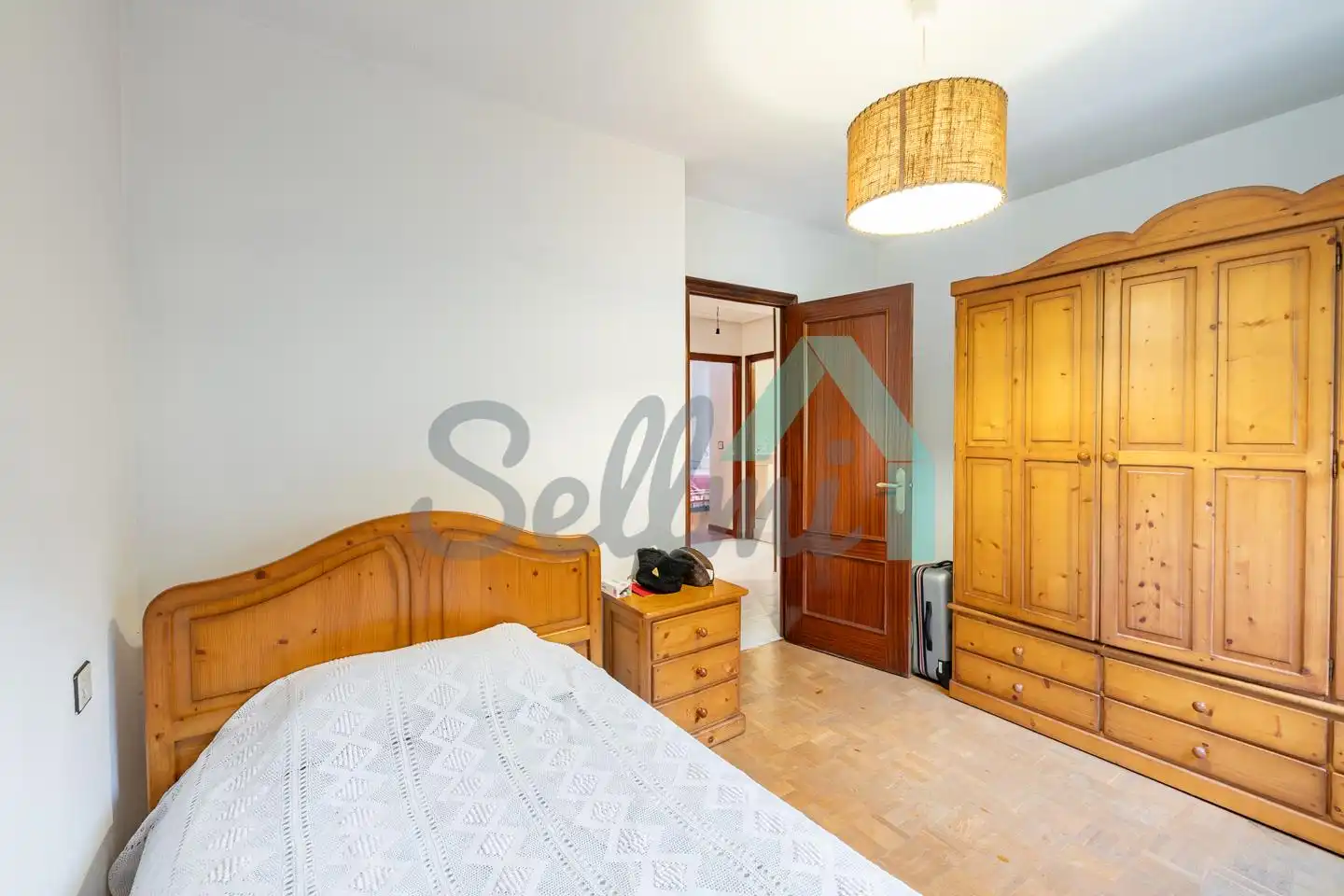 Schlafzimmer von Wohnung zum Verkauf in Lena mit Heizung, Parkett und Terrasse