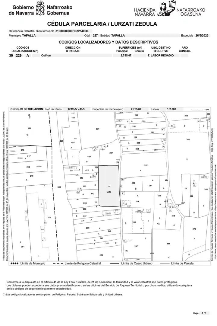 Rural land for sale in Tafalla - QUIÑON, imagen 2