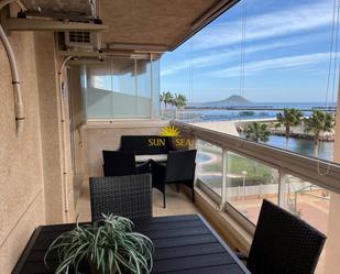 Terrace of Apartment to rent in La Manga del Mar Menor  with Air Conditioner, Heating and Swimming Pool