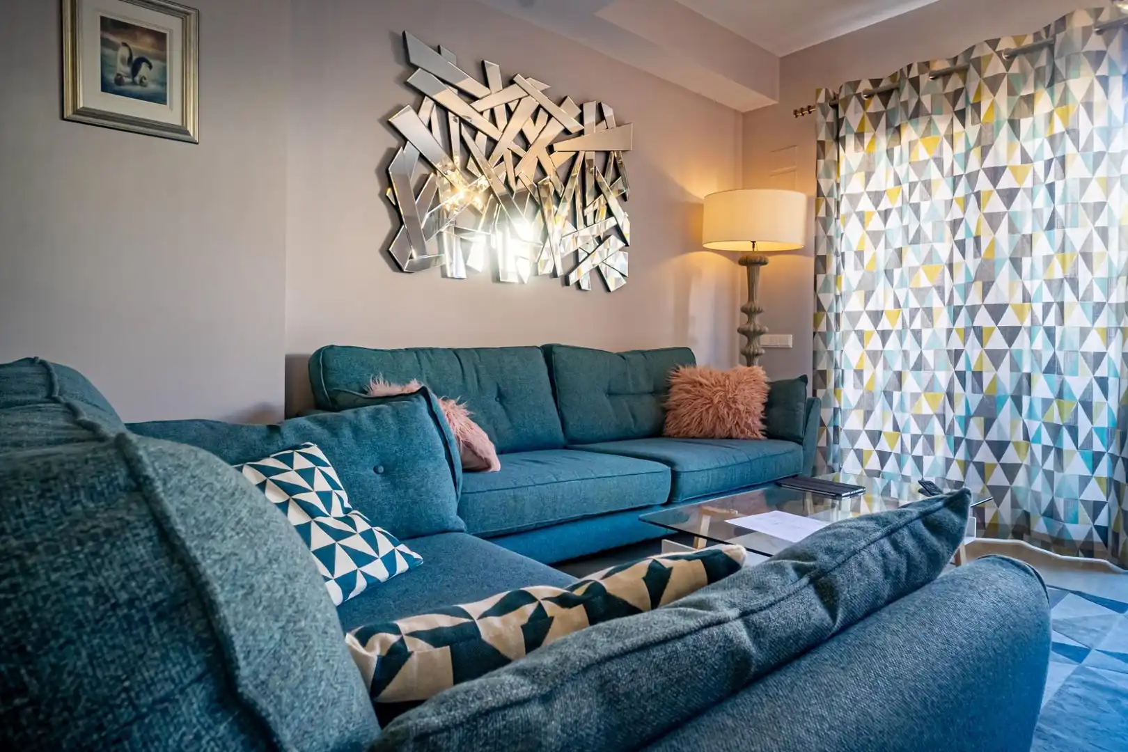 Sala de estar de Dúplex en venta en Benissa con Aire acondicionado, Calefacción y Jardín privado