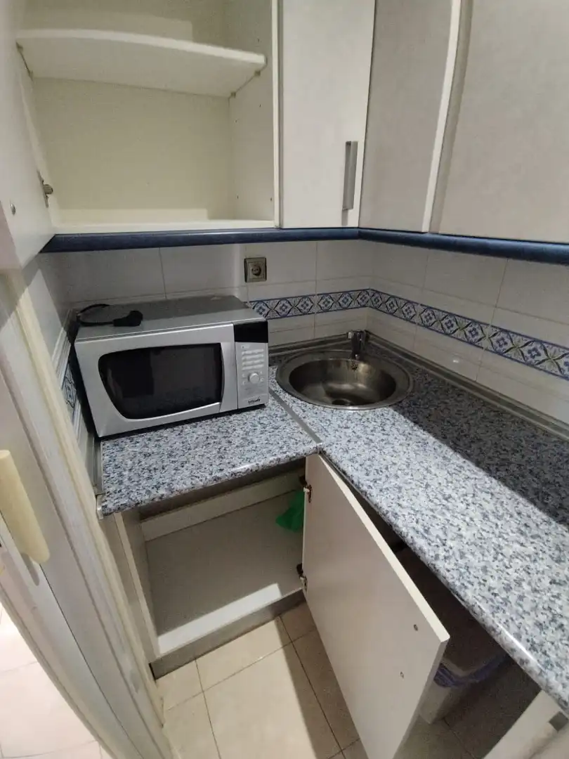Kitchen of Flat for rent in Vícar  with Air Conditioner, Terrace and Furnished