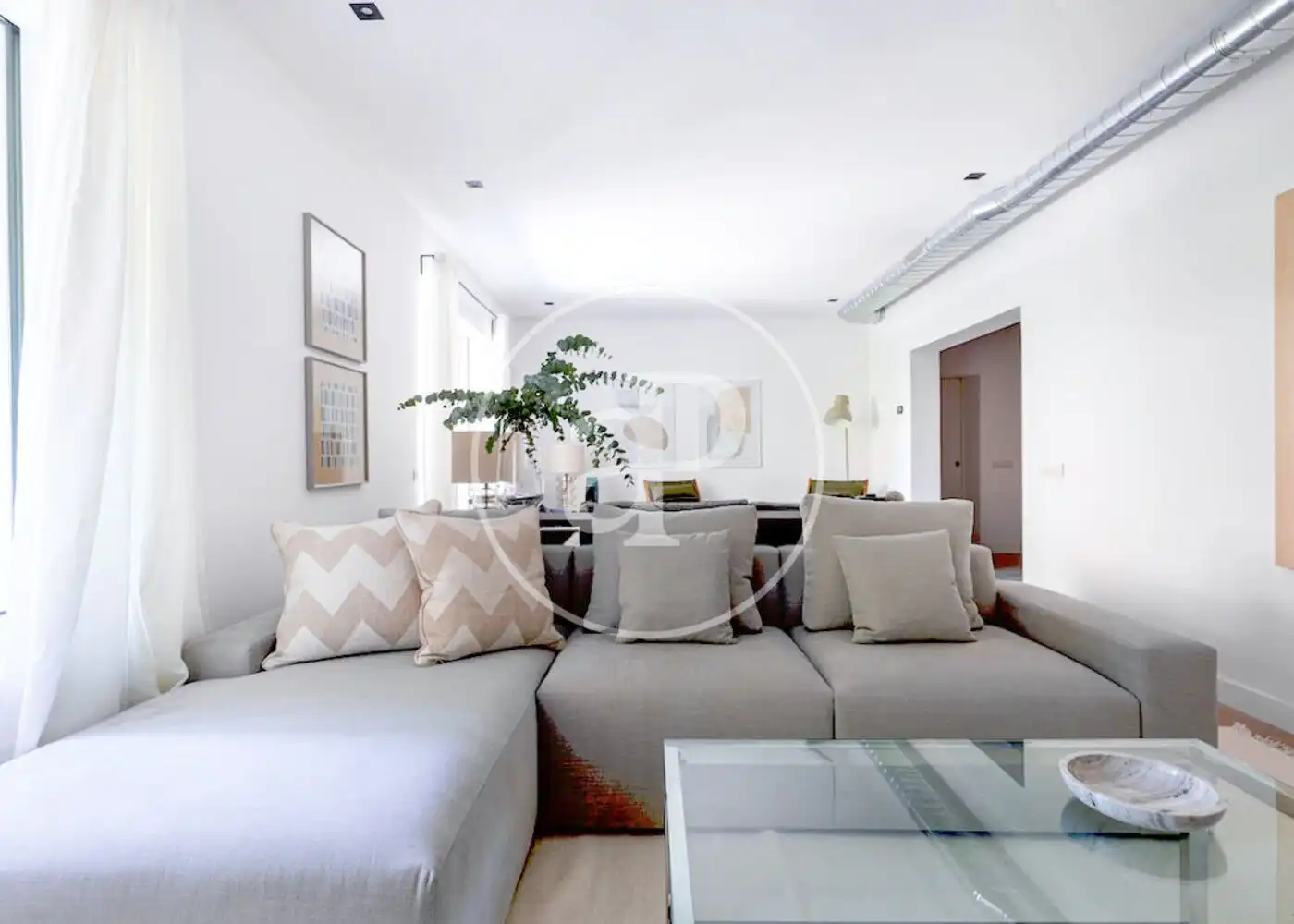 Wohnzimmer von Wohnung zum Verkauf in Madrid mit Klimaanlage, Heizung und Abstellraum