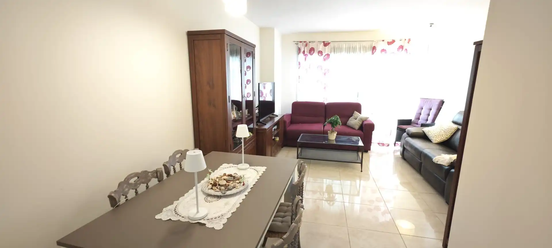 Wohnzimmer von Wohnungen zur Miete in Dénia mit Klimaanlage, Heizung und Terrasse