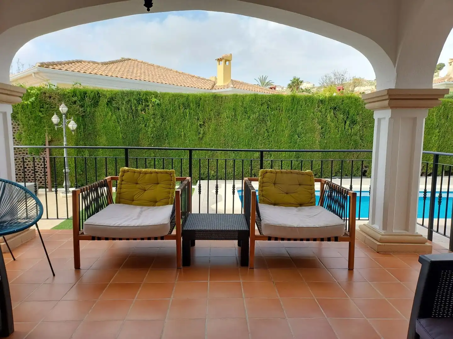 Terrassa de Casa o xalet en venda en Mutxamel amb Aire condicionat, Terrassa i Piscina