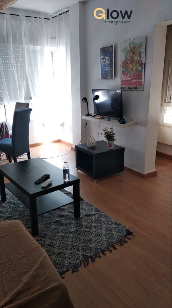 Living room of Flat for sale in Badajoz Capital  with Air Conditioner, Furnished and Balcony