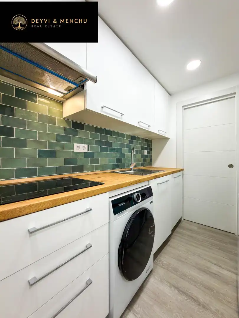 Küche von Wohnung zur untervermieten in Madrid mit Klimaanlage, Heizung und Möbliert