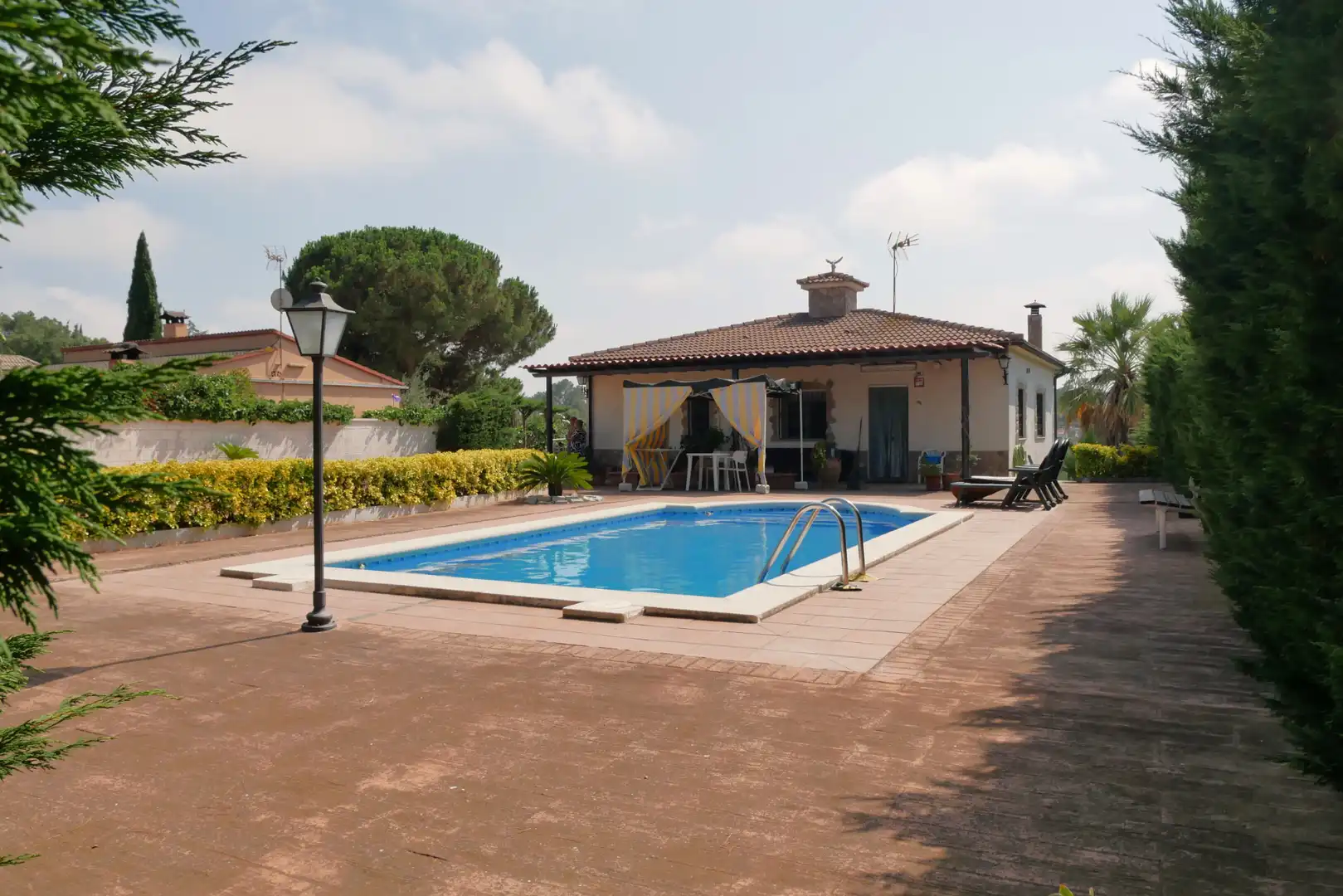 Swimming pool of Houses for sale in Lloret de Mar  with Heating, Private garden and Swimming Pool