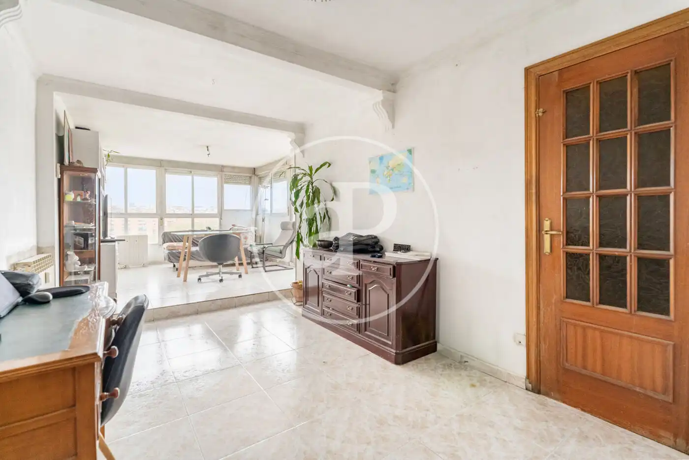 Sala de estar de Ático en venta en Madrid con Calefacción y Terraza