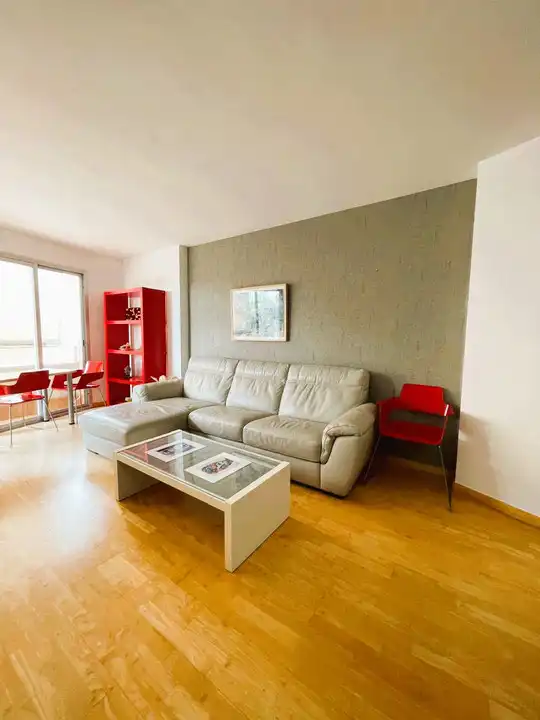 Sala de estar de Piso de alquiler en  Palma de Mallorca con Aire acondicionado, Calefacción y Terraza