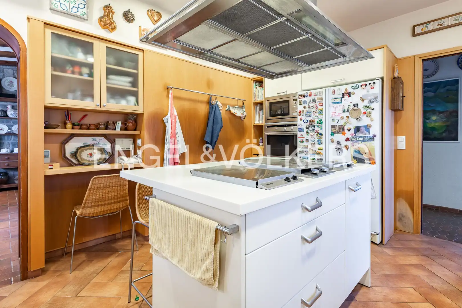 Cuina de Casa o xalet en venda en Sant Feliu de Codines amb Aire condicionat, Calefacció i Jardí privat