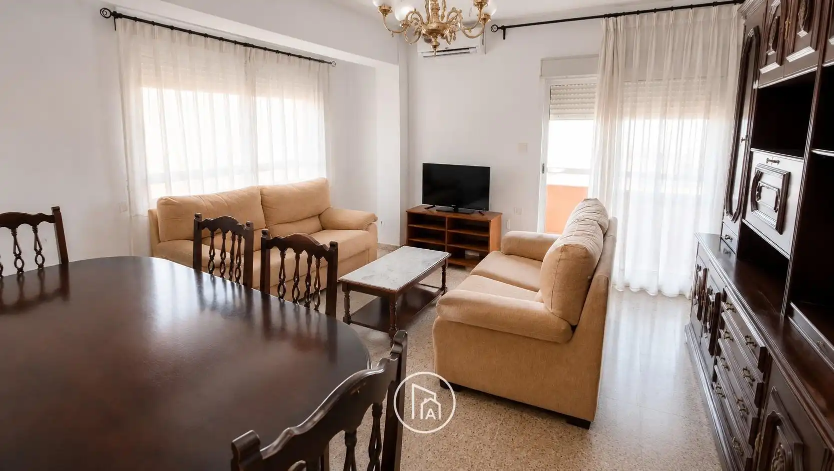 Sala de estar de Piso en venta en Aldaia con Aire acondicionado y Balcón