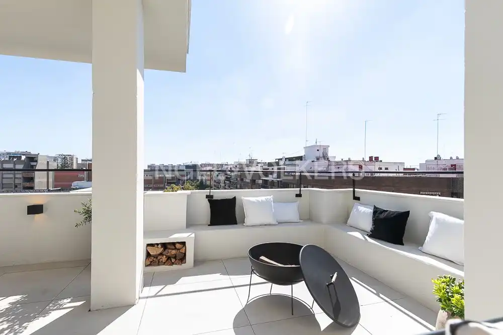Terrace of Attic for rent in Valencia  with Air Conditioner, Heating and Terrace