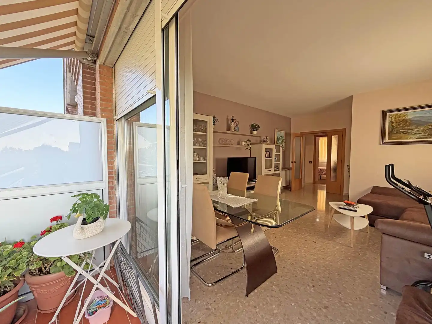 Sala d'estar de Àtic en venda en Sabadell amb Aire condicionat, Calefacció i Balcó