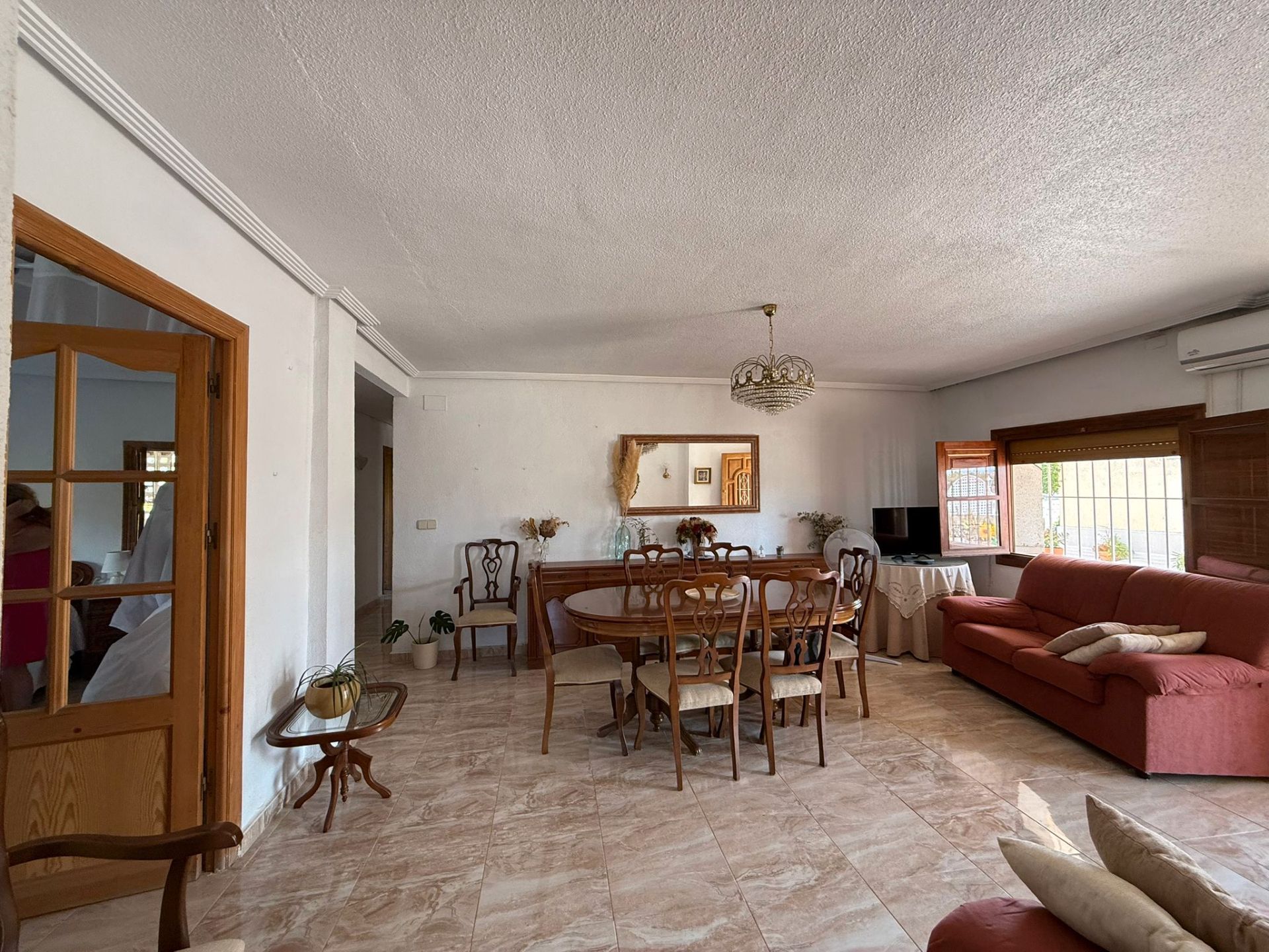 Comedor de Casa adosada en venta en  Murcia Capital con Aire acondicionado y Jardín privado
