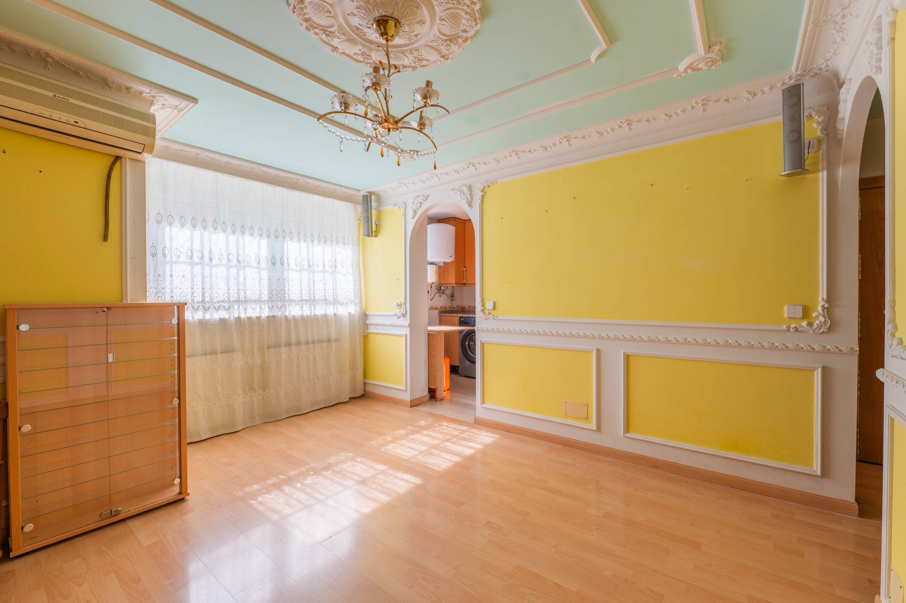 Bedroom of Flat for sale in  Madrid Capital  with Air Conditioner and Heating