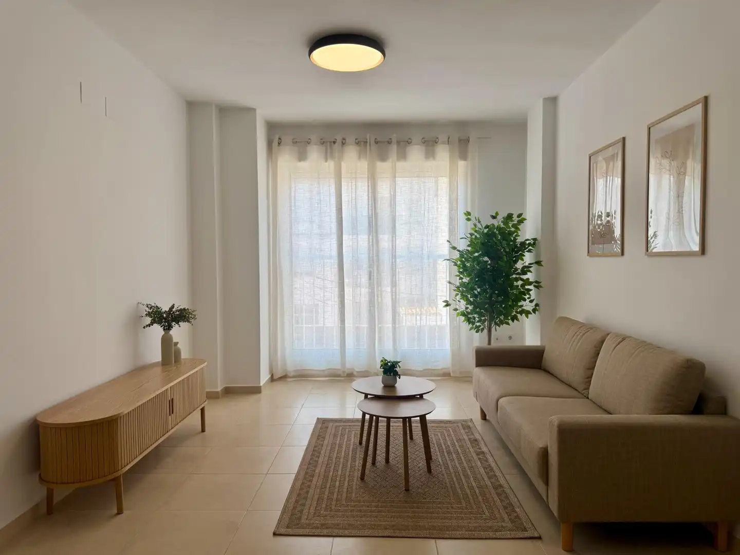 Sala de estar de Piso en venta en Xeraco con Amueblado