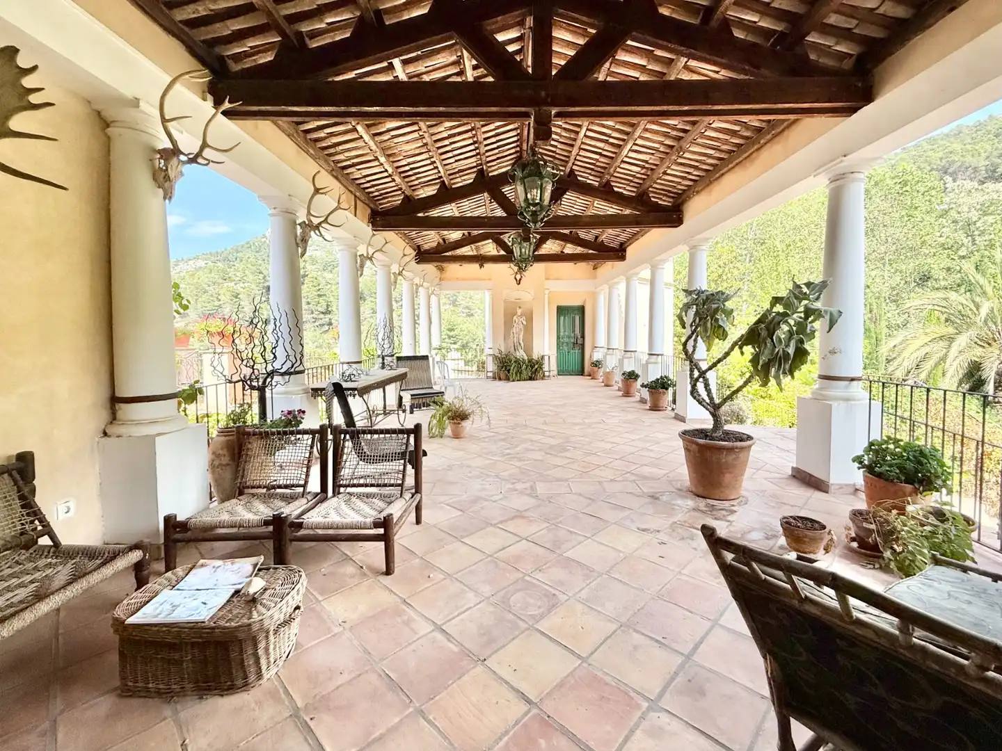 Terrassa de Finca rústica en venda en Alcoleja amb Aire condicionat, Jardí privat i Terrassa