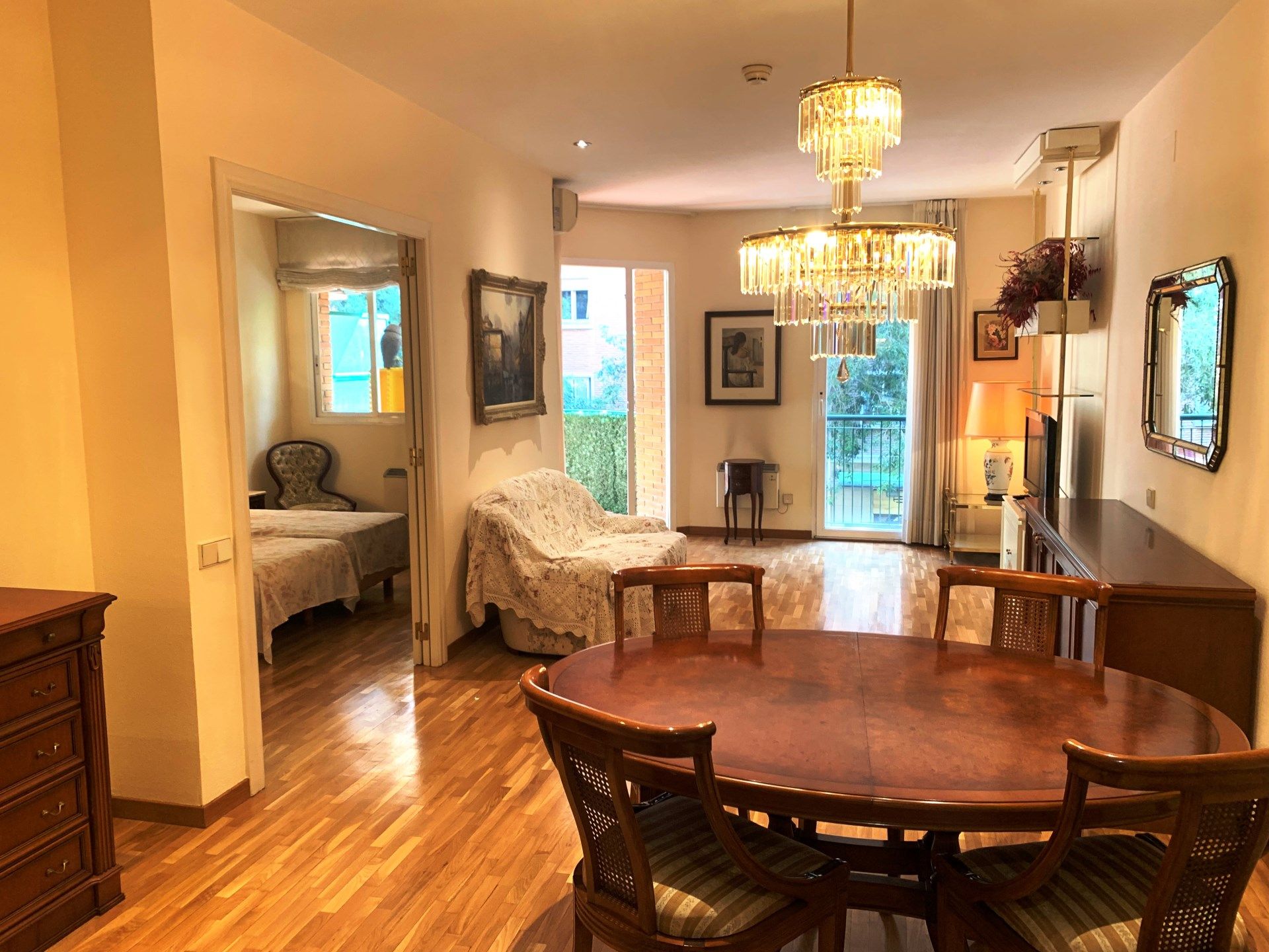 Dining room of Flat for sale in  Barcelona Capital  with Air Conditioner, Heating and Terrace