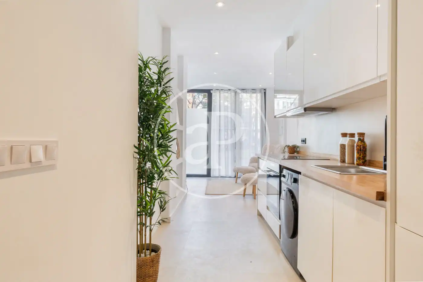 Kitchen of Flat for sale in Valencia  with Air Conditioner, Heating and Furnished
