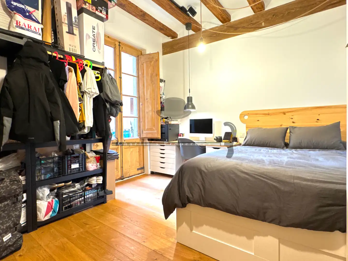 Dormitori de Apartament en venda en Barcelona amb Aire condicionat, Calefacció i Parquet