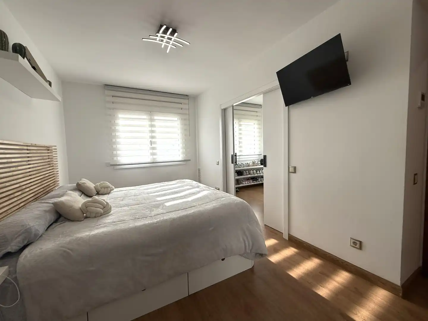 Bedroom of Duplexes for sale in Palau-solità i Plegamans  with Air Conditioner, Heating and Parquet flooring