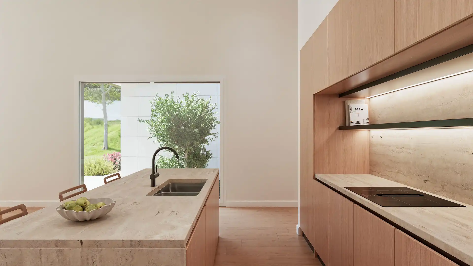 Küche von Haus oder Chalet zum Verkauf in Donostia - San Sebastián  mit Heizung, Privatgarten und Terrasse