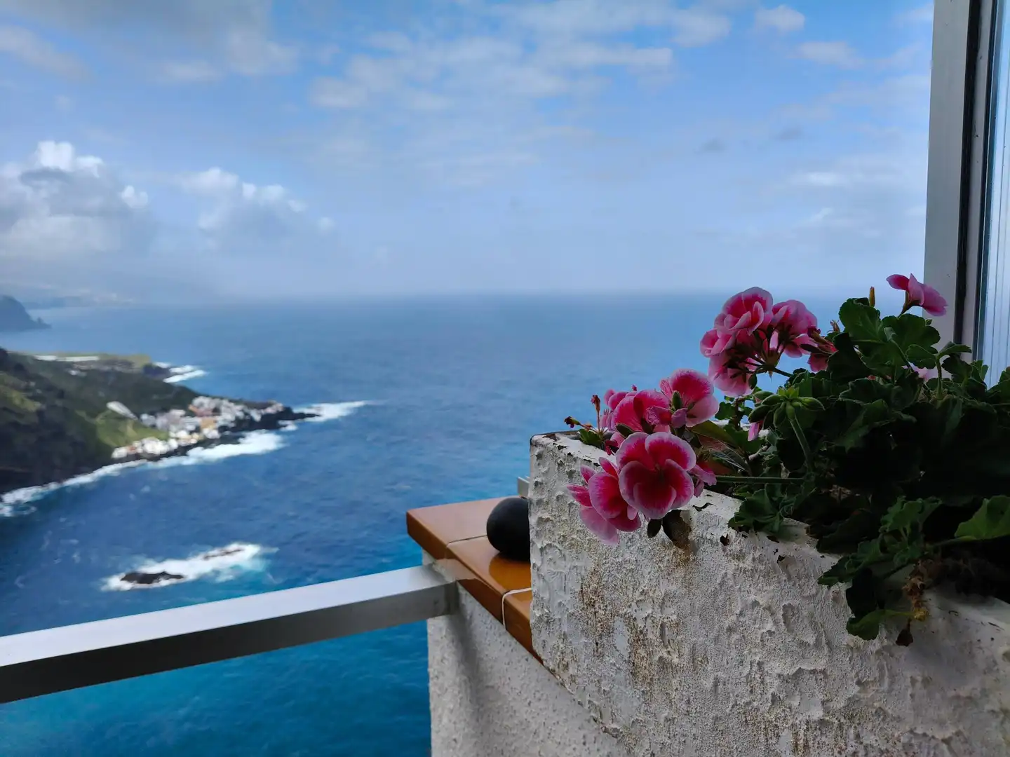 Terraza de Apartamento en venta en La Matanza de Acentejo con Amueblado, Balcón y Piscina comunitaria