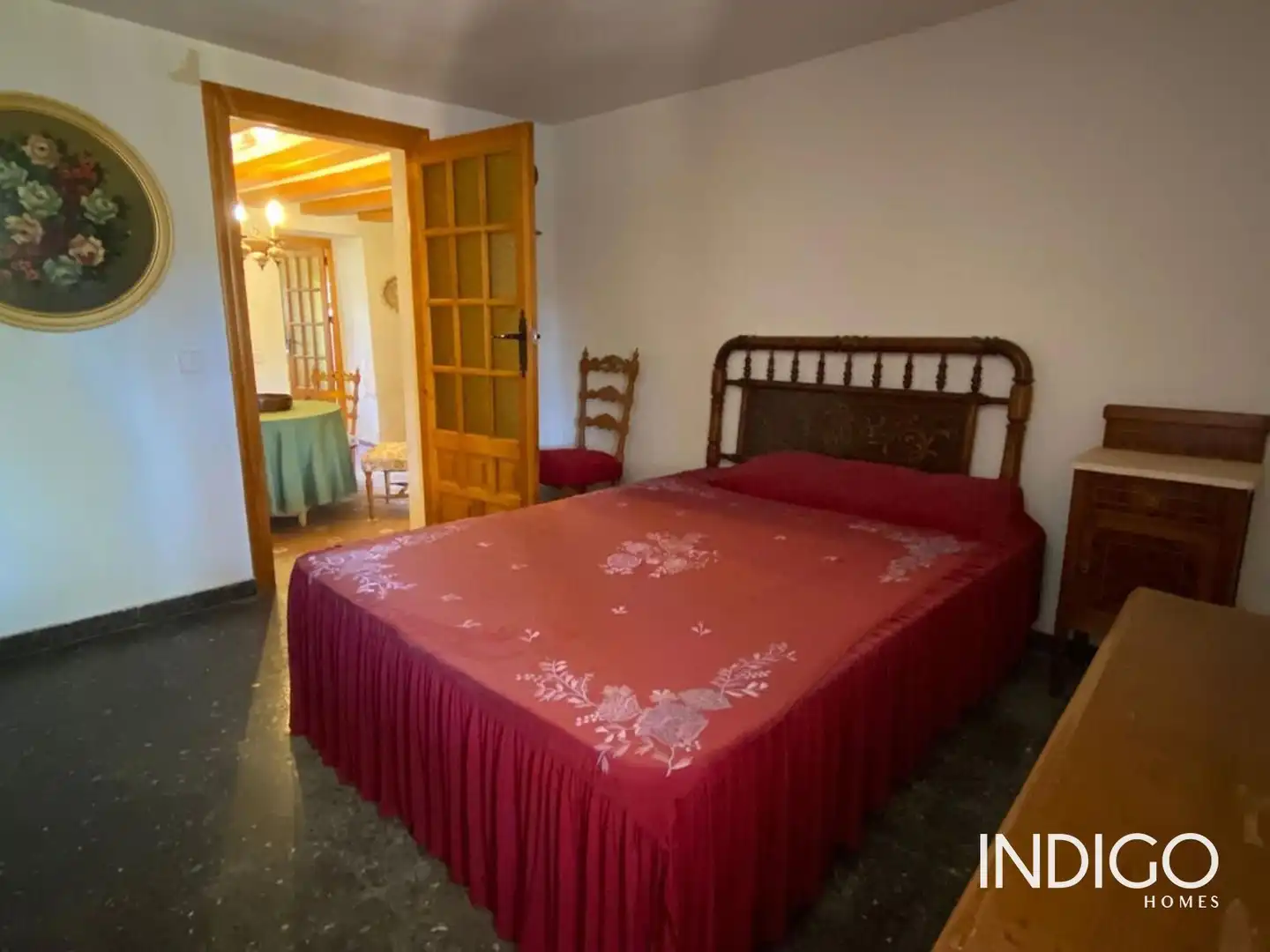 Dormitori de Casa adosada en venda en Ibi amb Calefacció, Traster i Moblat