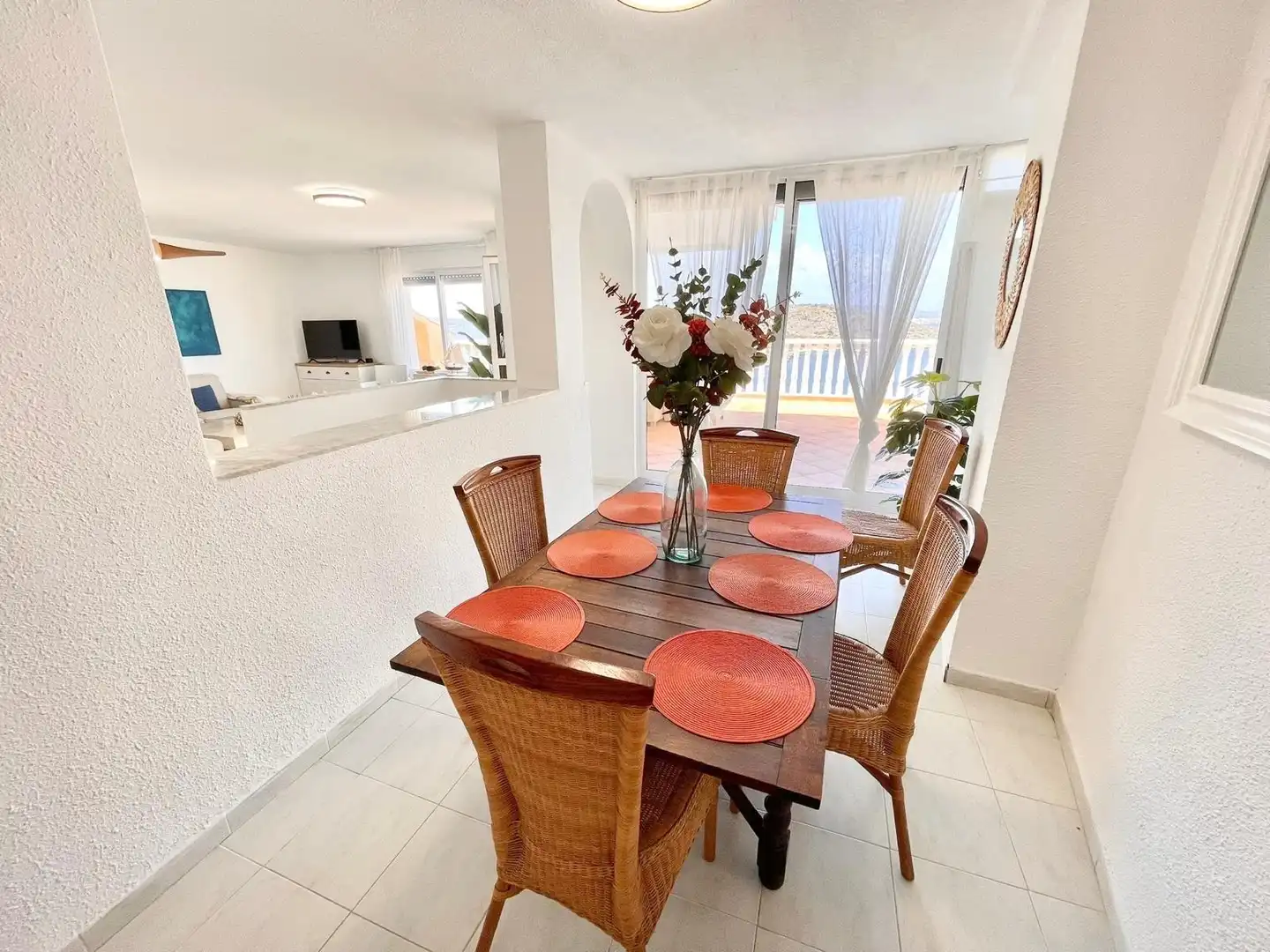 Dining room of Apartments for rent in La Manga del Mar Menor  with Air Conditioner, Heating and Terrace