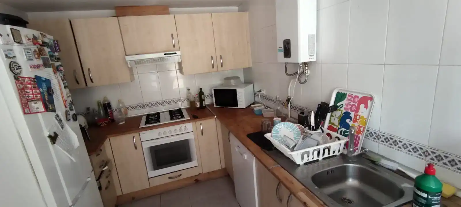 Cuina de Casa o xalet de lloguer en Murcia amb Aire condicionat, Jardí privat i Parquet