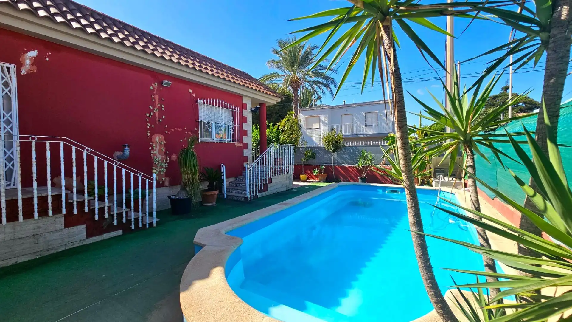 Piscina de Casa o chalet en venta en Cartagena con Aire acondicionado, Jardín privado y Piscina